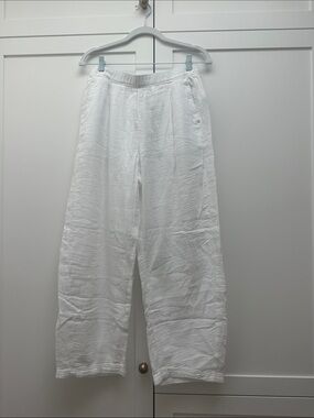 BNWT GAP Factory Barrel Leg Cotton Gauze Pants Size Sm